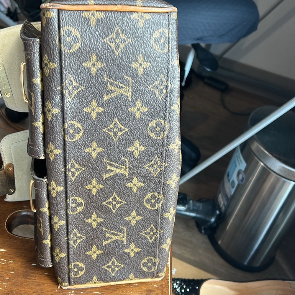 Louis Vuitton Brown Monogram Satchel - Picture 6 of 13